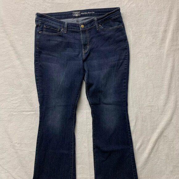 Signature Levi Strauss gold Women's Mid Rise Bootcut Jeans size 20S 35 x 30 - Picture 1 of 10